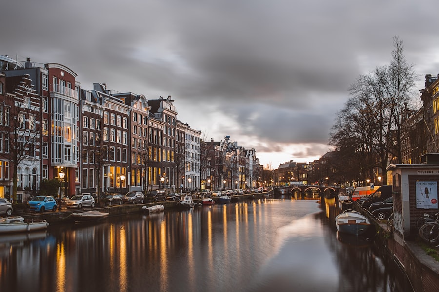 Netherlands canal houses