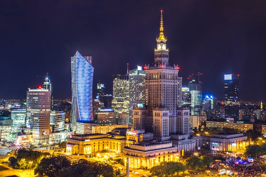 Poland river city